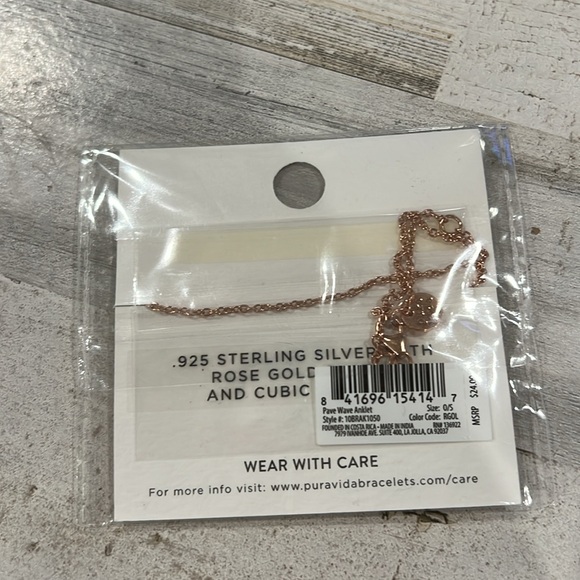 Pura Vida wave anklet - Picture 2 of 2